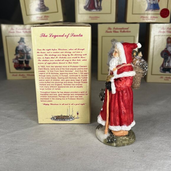 The International Santa Claus Collection Pere Noel France Figurine Christma 1993 - Picture 3 of 9